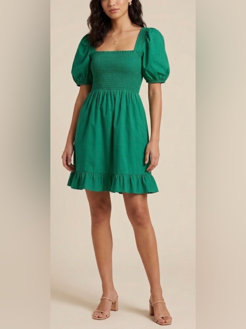 French Connection Puff Sleeve Dress, Size 0
